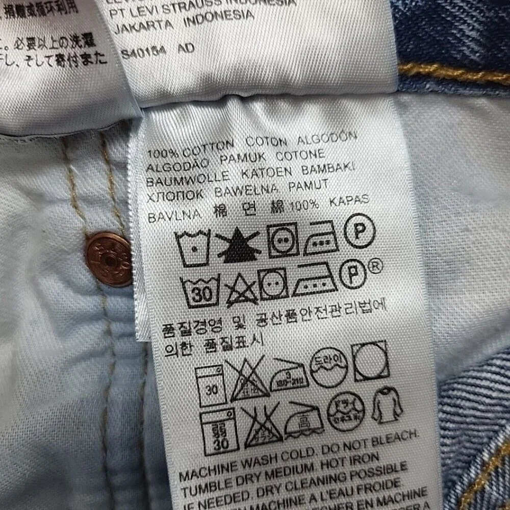 Levi’s 501xx Jeans Mens W40 L32 Straight Leg‎ Cowboy Button-Fly